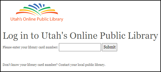 Online Library log in